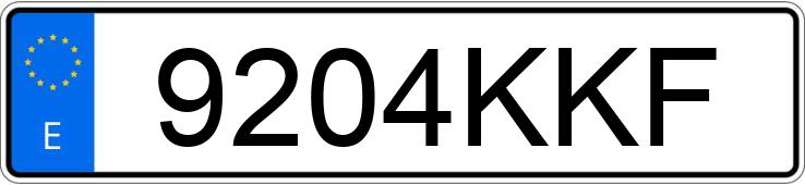 Numer rejestracyjny 9204KKF posiada MERCEDES GLA (156)