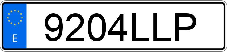 Numer rejestracyjny 9204LLP posiada AUDI Q8