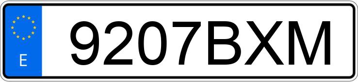 Numer rejestracyjny 9207BXM posiada VOLKSWAGEN GOLF Numer rejestracyjny 9207BXM posiada VOLKSWAGEN GOLF