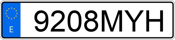 Numer rejestracyjny 9208MYH posiada BAJAJ PULSAR Numer rejestracyjny 9208MYH posiada BAJAJ PULSAR