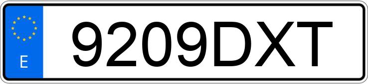 Numer rejestracyjny 9209DXT posiada TOYOTA LAND CRUISER