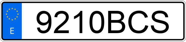 Numer rejestracyjny 9210BCS posiada SEAT LEON