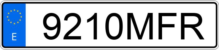 Numer rejestracyjny 9210MFR posiada BMW SERIE 4