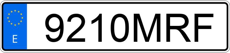 Numer rejestracyjny 9210MRF posiada OPEL MOKKA