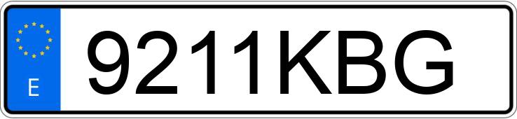 Numer rejestracyjny 9211KBG posiada BMW SERIE 5