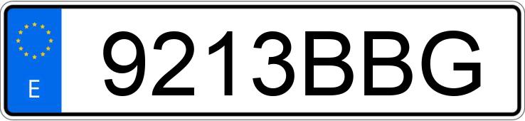 Numer rejestracyjny 9213BBG posiada CITROEN XSARA