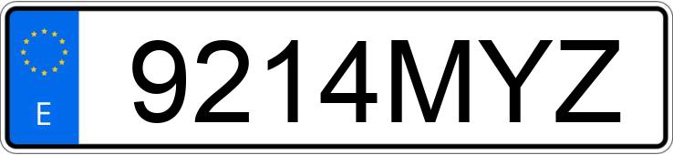 Numer rejestracyjny 9214MYZ posiada HONDA SH 125I