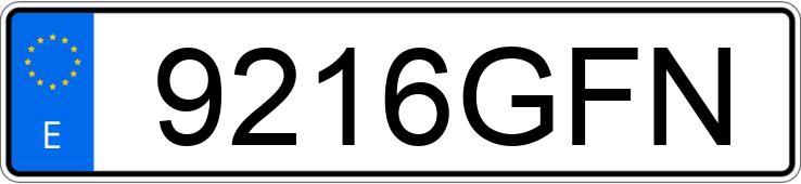 Numer rejestracyjny 9216GFN posiada PEUGEOT PARTNER Numer rejestracyjny 9216GFN posiada PEUGEOT PARTNER