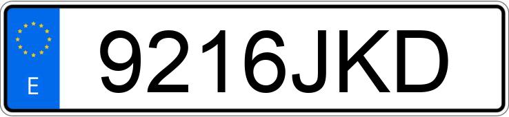 Numer rejestracyjny 9216JKD posiada VOLVO XC90