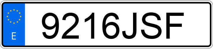 Numer rejestracyjny 9216JSF posiada BMW X1 Numer rejestracyjny 9216JSF posiada BMW X1