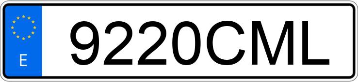 Numer rejestracyjny 9220CML posiada NISSAN PRIMERA