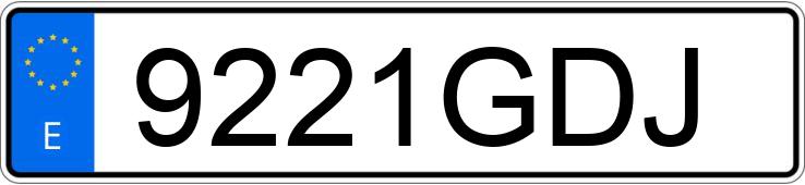 Numer rejestracyjny 9221GDJ posiada PEUGEOT 308