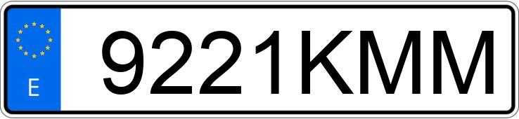 Numer rejestracyjny 9221KMM posiada KIA RIO