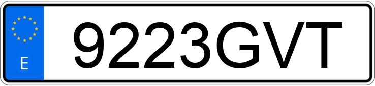 Numer rejestracyjny 9223GVT posiada OPEL ASTRA