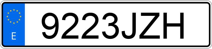 Numer rejestracyjny 9223JZH posiada SEAT LEON