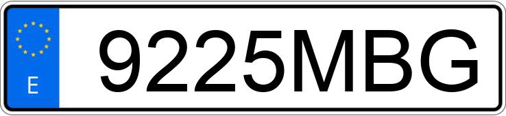 Numer rejestracyjny 9225MBG posiada VOLKSWAGEN T-ROC