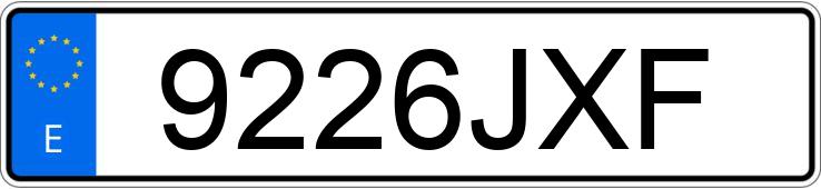 Numer rejestracyjny 9226JXF posiada TOYOTA AVENSIS Numer rejestracyjny 9226JXF posiada TOYOTA AVENSIS