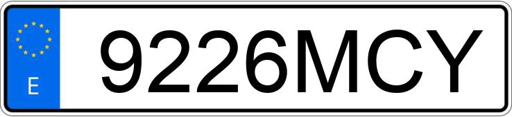 Numer rejestracyjny 9226MCY posiada SMART FORTWO COUPE