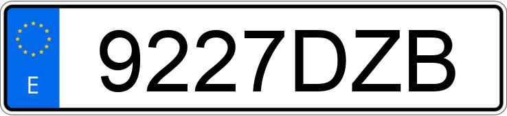 Numer rejestracyjny 9227DZB posiada VOLKSWAGEN GOLF Numer rejestracyjny 9227DZB posiada VOLKSWAGEN GOLF