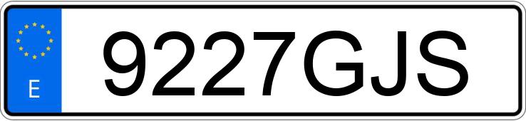 Numer rejestracyjny 9227GJS posiada RENAULT TWINGO