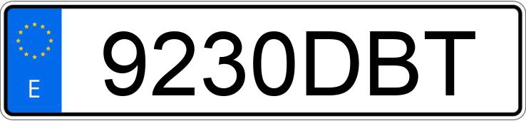 Numer rejestracyjny 9230DBT posiada OPEL VECTRA Numer rejestracyjny 9230DBT posiada OPEL VECTRA