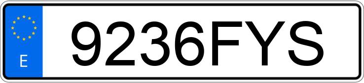 Numer rejestracyjny 9236FYS posiada PEUGEOT 207 Numer rejestracyjny 9236FYS posiada PEUGEOT 207