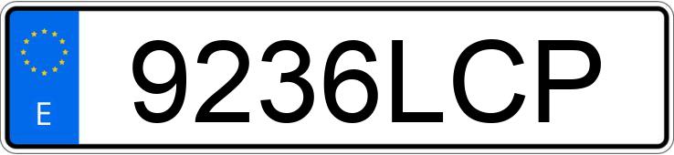 Numer rejestracyjny 9236LCP posiada TOYOTA GT86