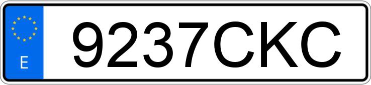 Numer rejestracyjny 9237CKC posiada RENAULT MEGANE