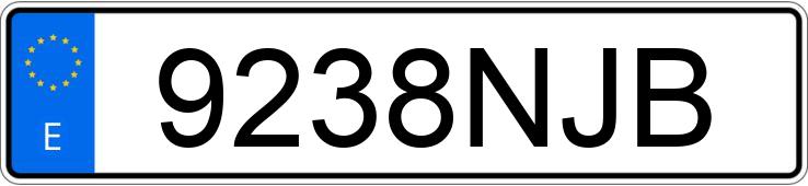 Numer rejestracyjny 9238NJB posiada NISSAN QASHQAI