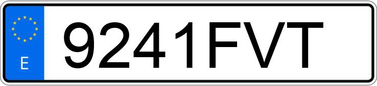 Numer rejestracyjny 9241FVT posiada AUDI R8