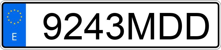 Numer rejestracyjny 9243MDD posiada PORSCHE TAYCAN Numer rejestracyjny 9243MDD posiada PORSCHE TAYCAN