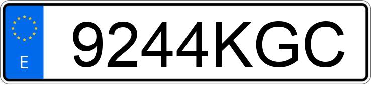 Numer rejestracyjny 9244KGC posiada SEAT IBIZA Numer rejestracyjny 9244KGC posiada SEAT IBIZA