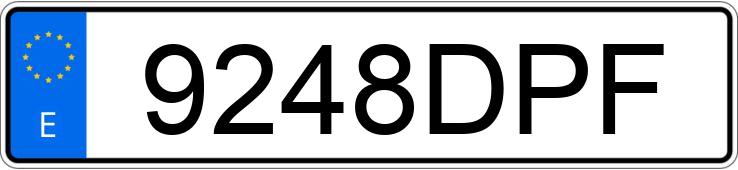 Numer rejestracyjny 9248DPF posiada SEAT LEON