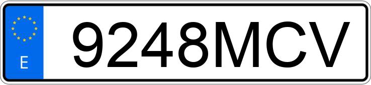 Numer rejestracyjny 9248MCV posiada MERCEDES ACTROS