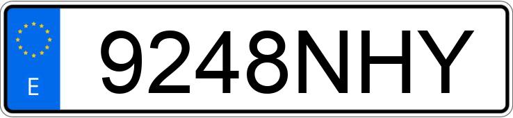 Numer rejestracyjny 9248NHY posiada HYUNDAI I30