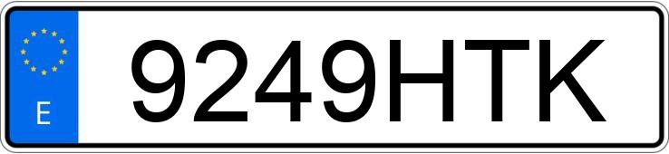 Numer rejestracyjny 9249HTK posiada MERCEDES SPRINTER Numer rejestracyjny 9249HTK posiada MERCEDES SPRINTER