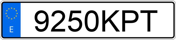 Numer rejestracyjny 9250KPT posiada VOLKSWAGEN GOLF Numer rejestracyjny 9250KPT posiada VOLKSWAGEN GOLF