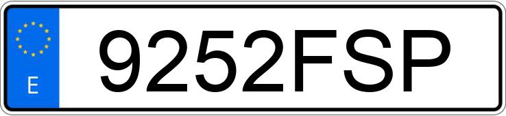 Numer rejestracyjny 9252FSP posiada PEUGEOT 207 Numer rejestracyjny 9252FSP posiada PEUGEOT 207