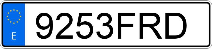 Numer rejestracyjny 9253FRD posiada GAS-GAS EC