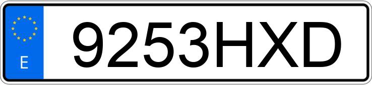 Numer rejestracyjny 9253HXD posiada PEUGEOT 5008