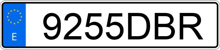 Numer rejestracyjny 9255DBR posiada SMART FORTWO COUPE