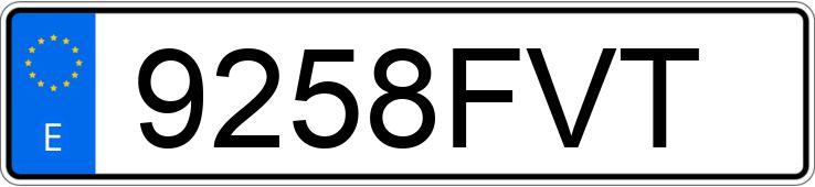 Numer rejestracyjny 9258FVT posiada CITROEN C4 GRAND PICASSO