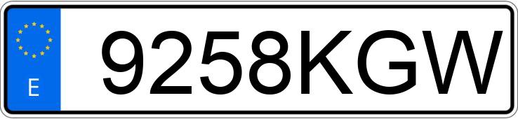 Numer rejestracyjny 9258KGW posiada MERCEDES C 220 (202)