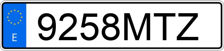 Numer rejestracyjny 9258MTZ posiada MERCEDES S (223)