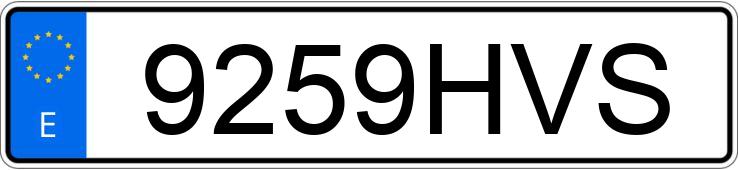 Numer rejestracyjny 9259HVS posiada SEAT LEON