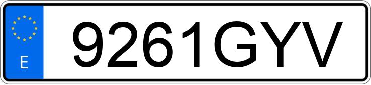 Numer rejestracyjny 9261GYV posiada OPEL ASTRA