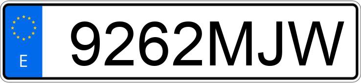 Numer rejestracyjny 9262MJW posiada SEAT ATECA