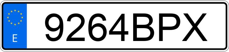 Numer rejestracyjny 9264BPX posiada FORD MONDEO Numer rejestracyjny 9264BPX posiada FORD MONDEO