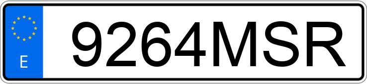 Numer rejestracyjny 9264MSR posiada KIA CEED TOURER