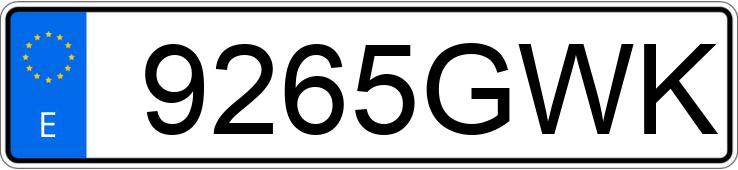 Numer rejestracyjny 9265GWK posiada CITROEN JUMPY Numer rejestracyjny 9265GWK posiada CITROEN JUMPY